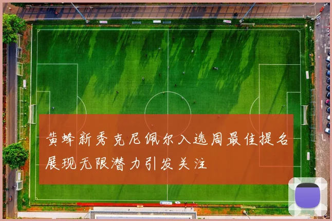 黄蜂新秀克尼佩尔入选周最佳提名展现无限潜力引发关注